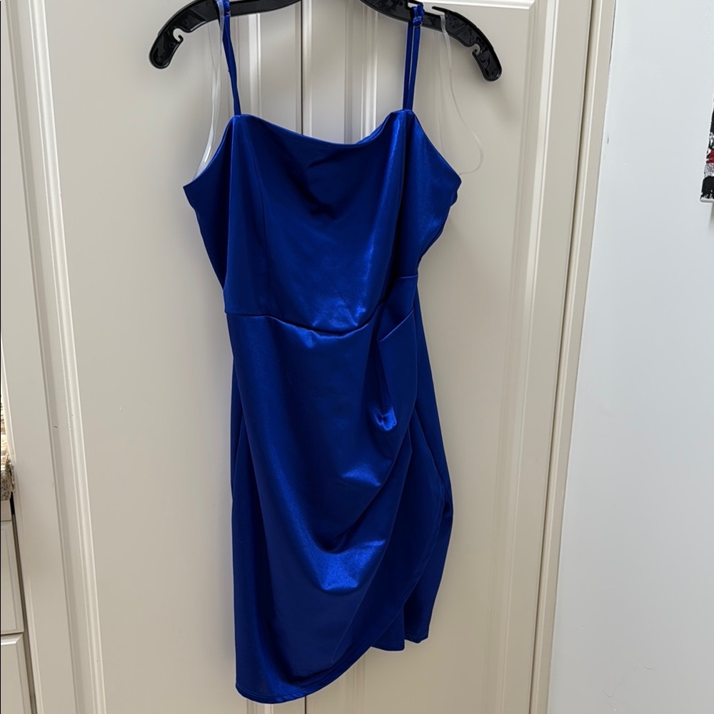 Emerald Sundae Blue Spaghetti Strap Mini Sundress